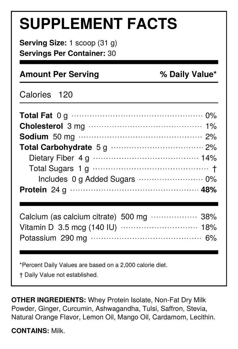 Mango Lassi nutrition facts